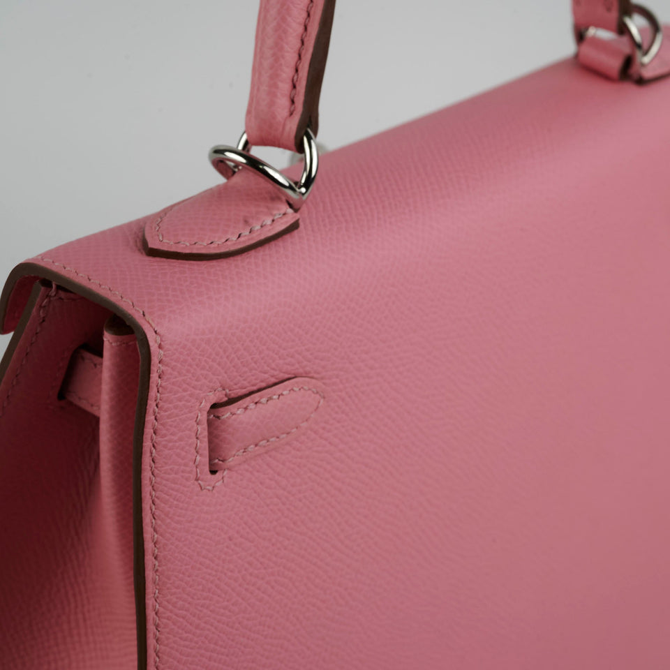 Hermes Kelly 25 Epsom Rose Confetti - Y Stamp
