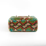 Christian Dior Medium Lady Dior Green Python