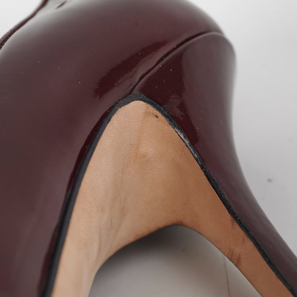 Christian Dior Burgundy Heels Size 39.5