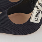 Christian Dior Black Singbacks Size 36