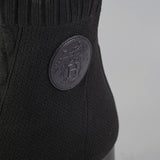 Hermes Black Knit Boots Size 37
