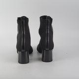 Hermes Black Knit Boots Size 37
