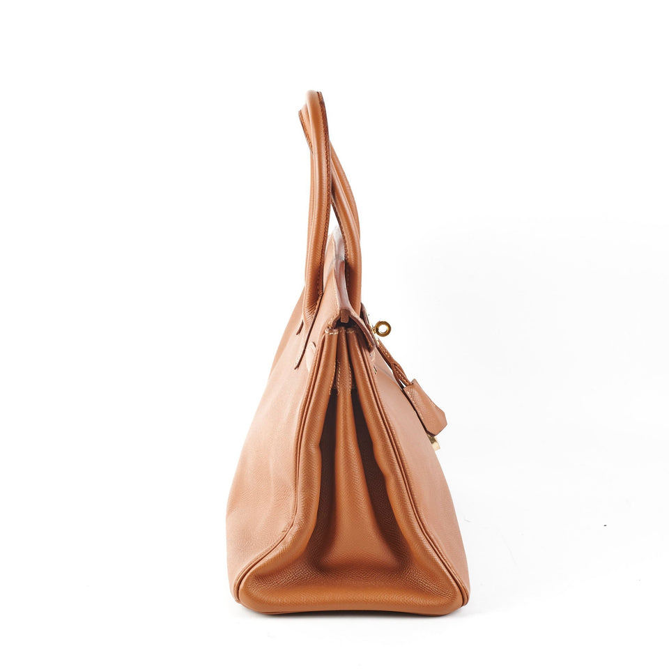 Hermes Birkin 30 Gold Epsom - B Square 1998