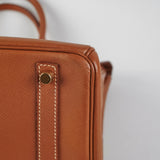 Hermes Birkin 30 Gold Epsom - B Square 1998