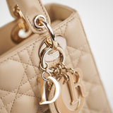Christian Dior Small Lady Dior Beige