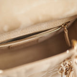 Christian Dior Small Lady Dior Beige