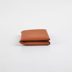 Hermes Calvi Epsom Gold Cardholder