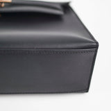 Hermes Kelly Pochette Black U Stamp 2022
