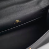 Hermes Kelly Pochette Black U Stamp 2022