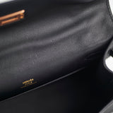 Hermes Kelly Pochette Black U Stamp 2022