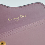 Christian Dior Saddle Bloom  Holder Pink