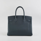 Hermes Birkin 30 GHW Vert Rousseau Togo -D Stamp