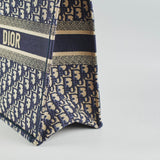 Christian Dior Large Book Tote Navy