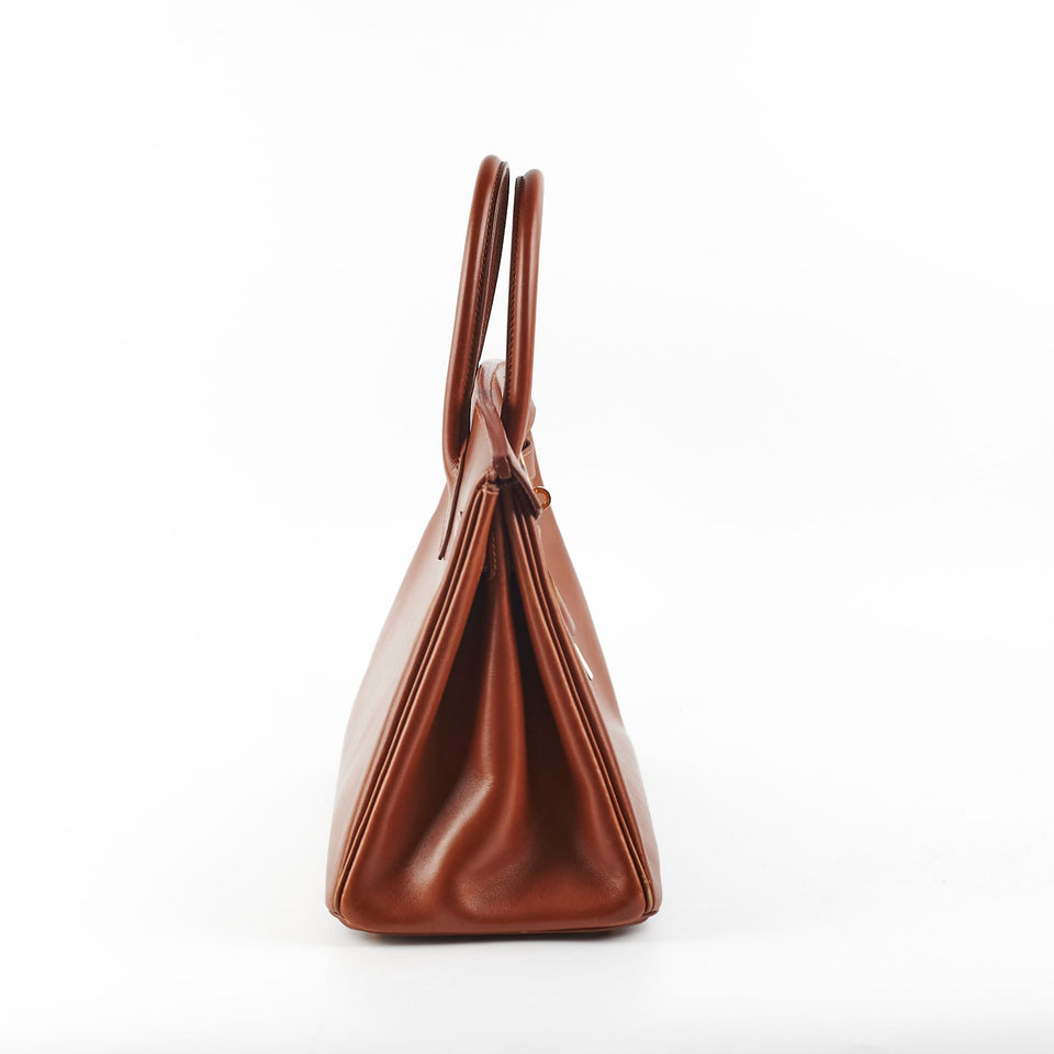 Hermes Birkin 30 Barenia FauveLeather - Square G Stamp (2003)