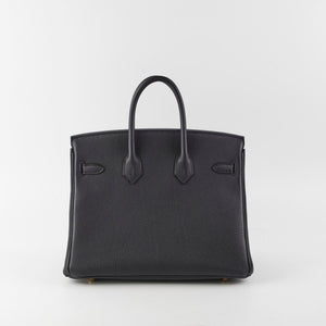 Hermes Birkin 25 Togo Black - B Stamp