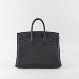 Hermes Birkin 25 Togo Black - B Stamp