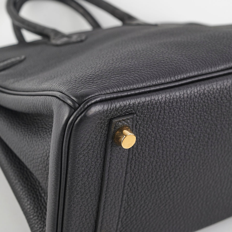 Hermes Birkin 25 Touch Noir Togo Z Stamp (2021)