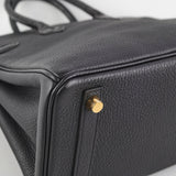 Hermes Birkin 25 Touch Noir Togo Z Stamp (2021)