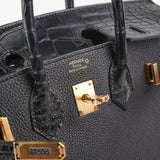 Hermes Birkin 25 Touch Noir Togo Z Stamp (2021)