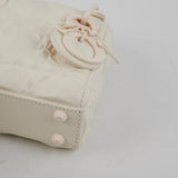 Christian Dior Micro Lady Dior White