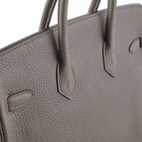 Hermes Birkin 25 Togo Etain Y Stamp
