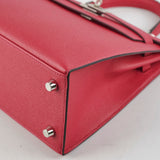 Hermes Kelly 25 Sellier Epsom Verso Framboise/Prune