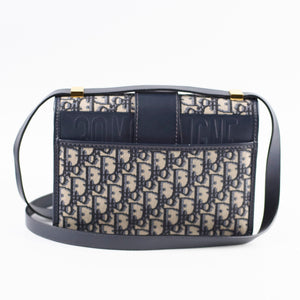 Christian Dior Montaigne 30 Navy Oblique