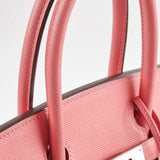 Hermes Birkin 30 Rose lipstick X Stamp