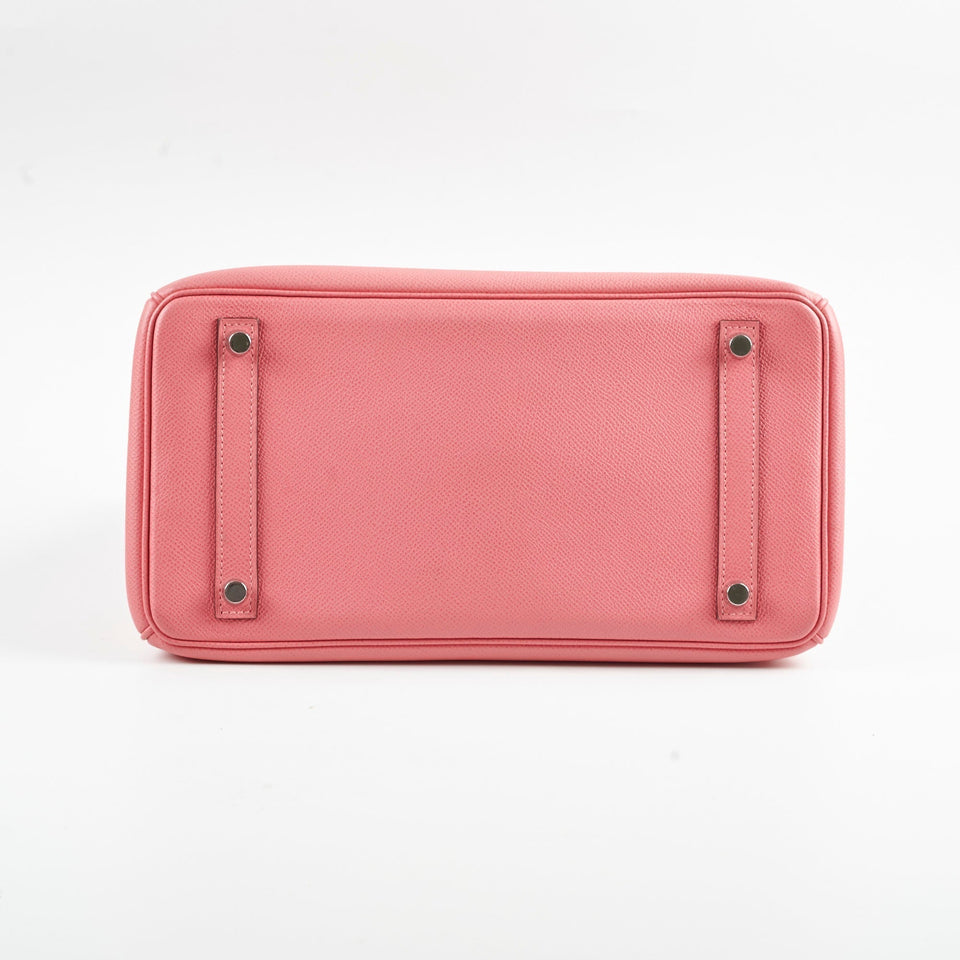 Hermes Birkin 30 Rose lipstick X Stamp