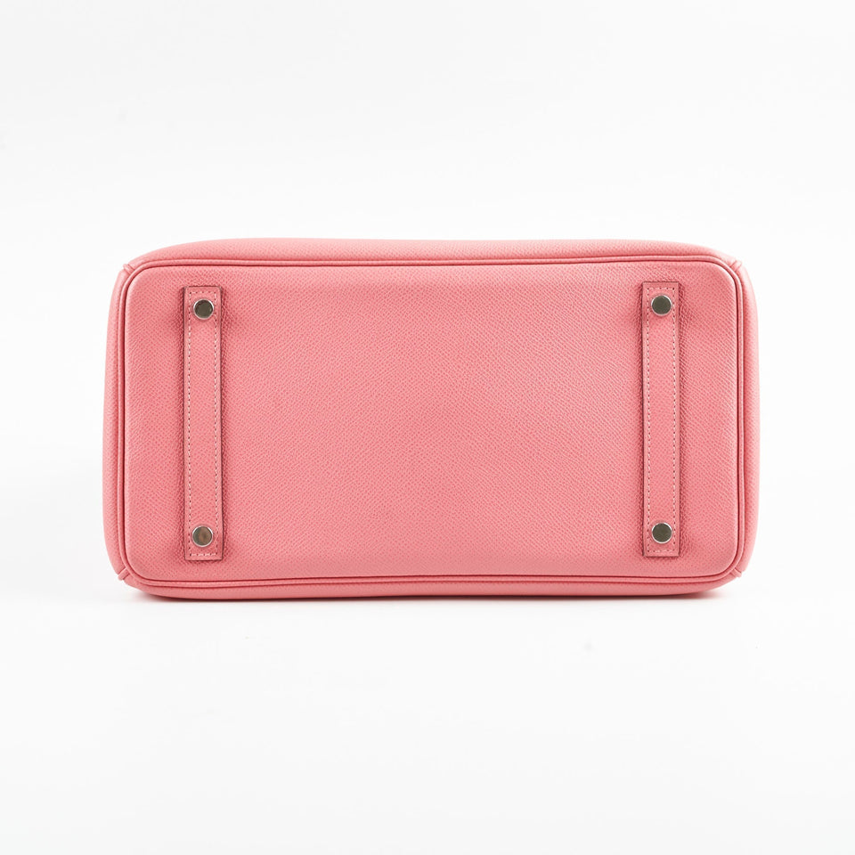 Hermes Birkin 30 Rose lipstick X Stamp