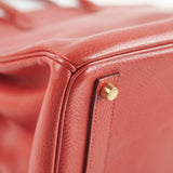 Hermes Hac Birkin 32 Rouge H Stamp 2004