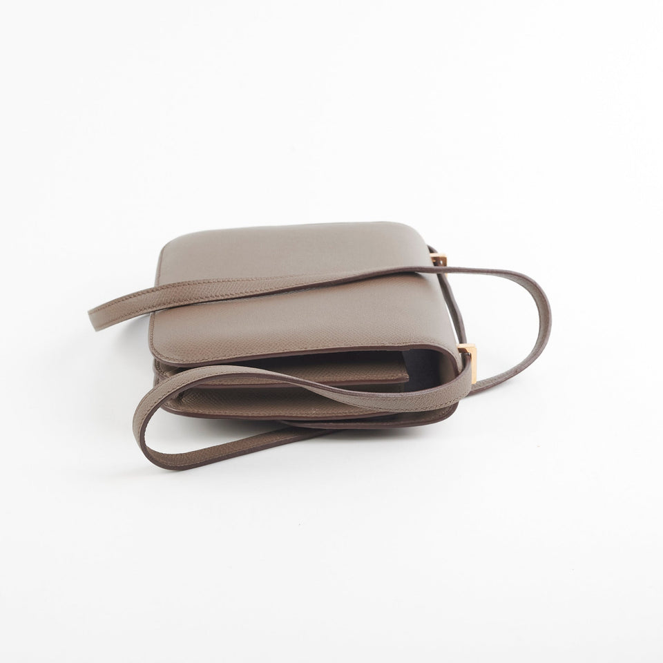Hermes Constance 18 Etain Epsom Crossbody Bag
