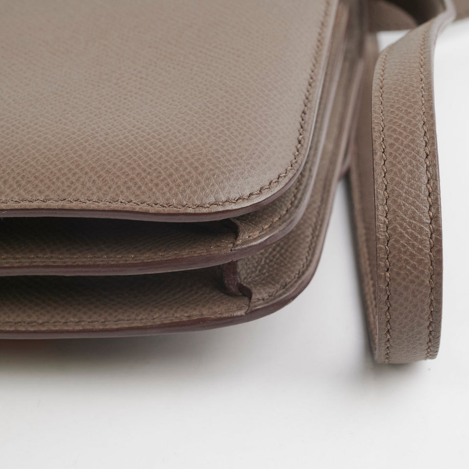 Hermes Constance 18 Etain Epsom Crossbody Bag