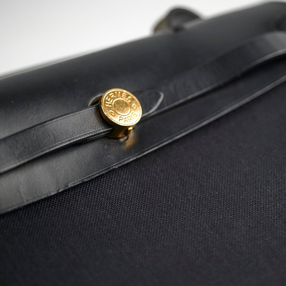 Hermes Herbag Zip 31 Bag Noir