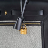 Hermes Herbag 31 Black - Stamp B