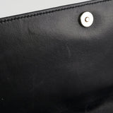 Christian Dior Patent Black Clutch On Chain