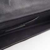 Christian Dior Patent Black Clutch On Chain