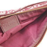 Christian Dior Mini Vintage Saddle Shoulder Bag Burgundy