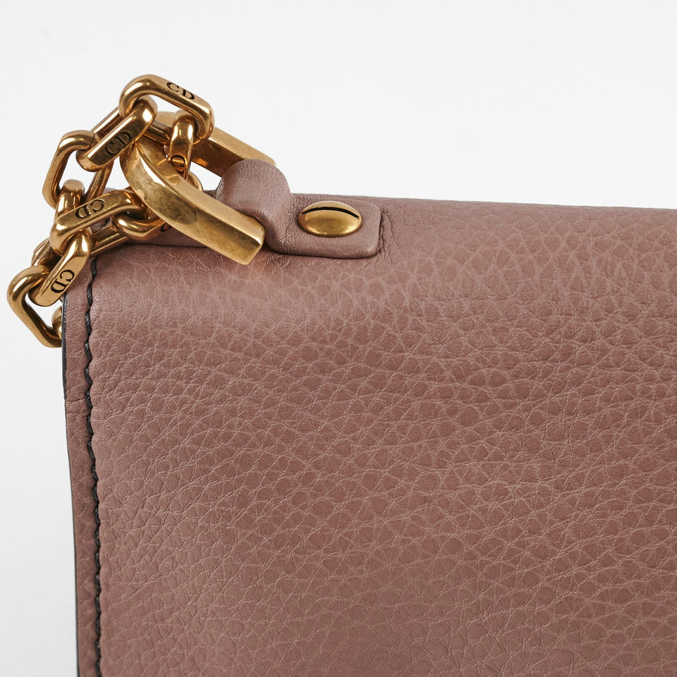 Christian Dior J'aDior Medium Dusty Pink Flap Bag