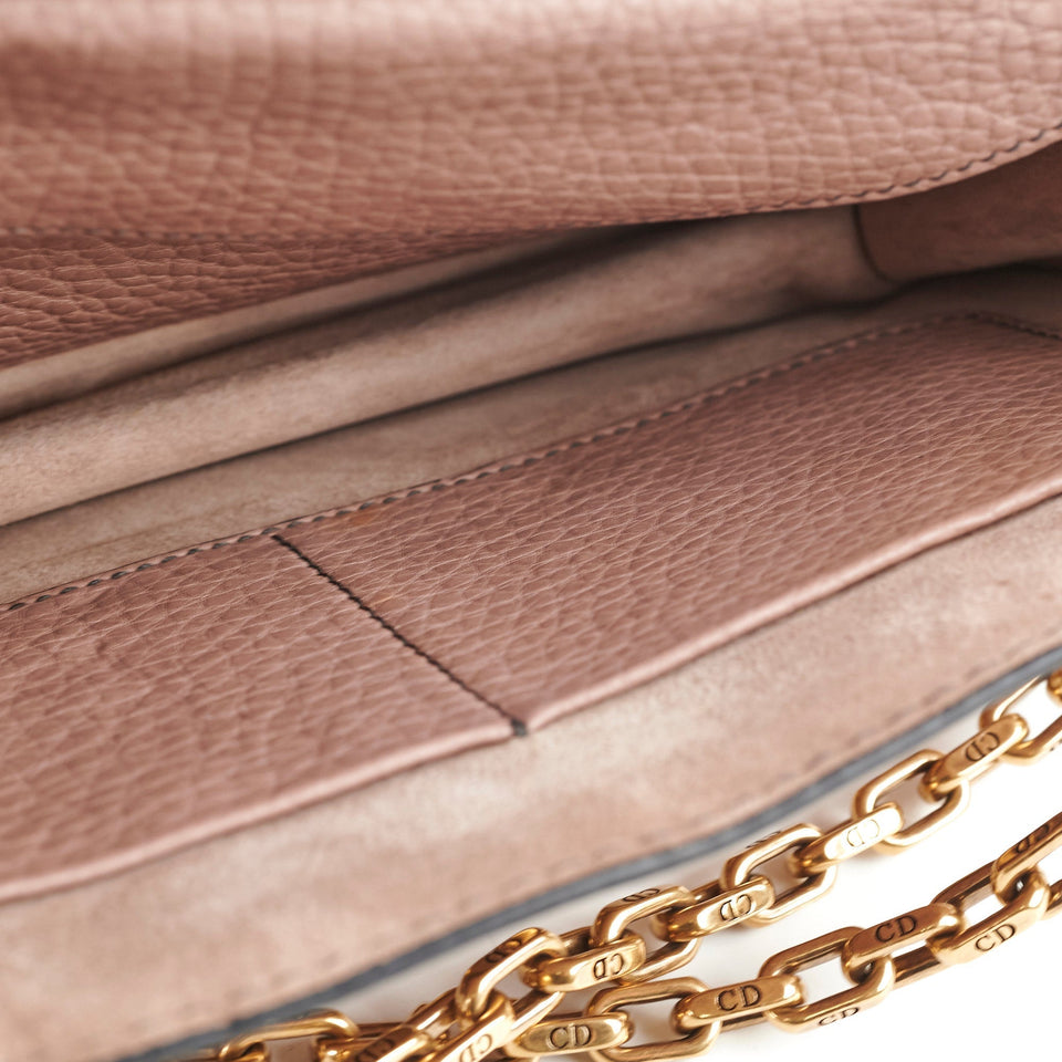 Christian Dior J'aDior Medium Dusty Pink Flap Bag