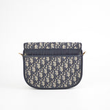 Christian Dior Medium Bobby Navy Oblique