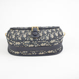 Christian Dior Medium Bobby Navy Oblique