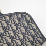 Christian Dior Medium Bobby Navy Oblique