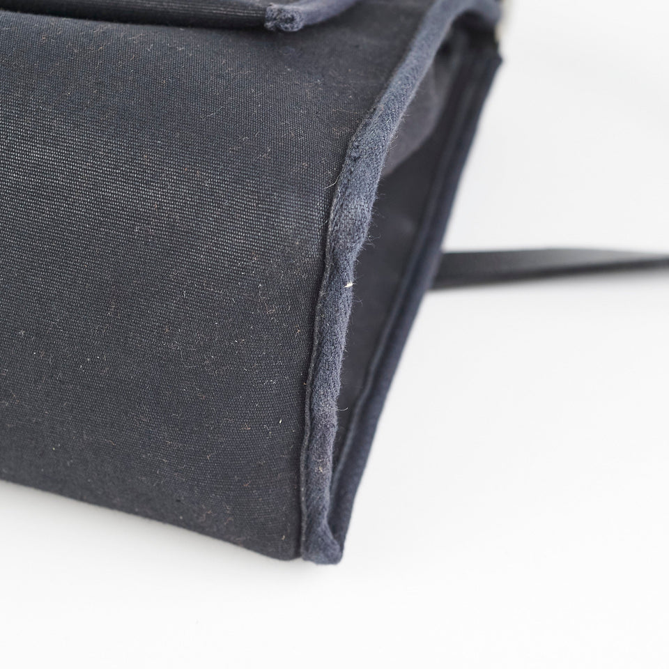 Hermes Herbag 31 Black Square G Stamp