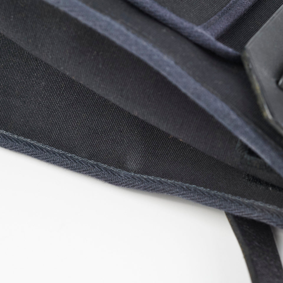 Hermes Herbag 31 Black Square G Stamp