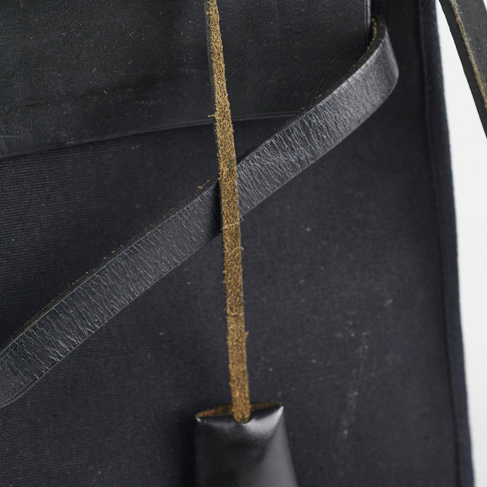 Hermes Herbag 31 Black Square G Stamp