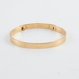 Hermes Collier De Chien 18k Yellow Gold Bracelet (Size SH)