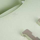 Hermes Epsom Constance Mini Vert Fizz U stamp 2022
