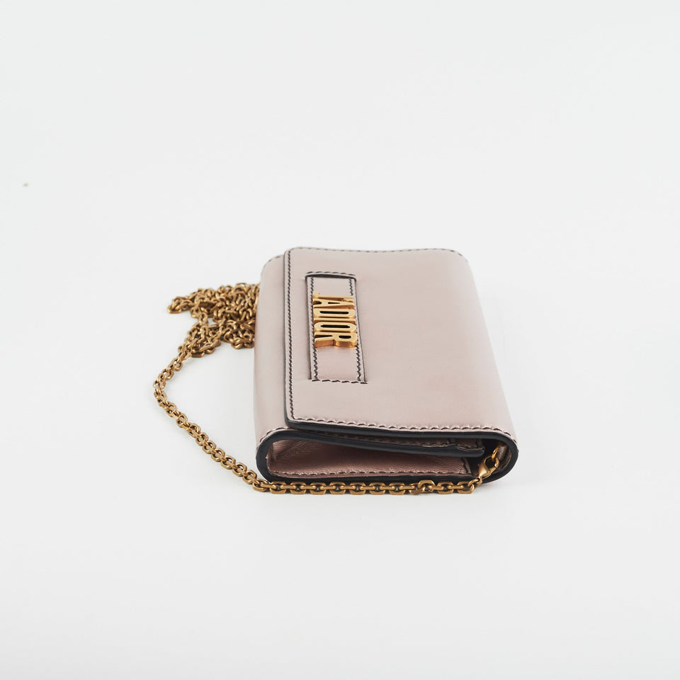 Christian Dior J'ADior Pink Wallet On Chain WOC