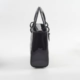 Christian Dior Small Lady Dior Patent Black